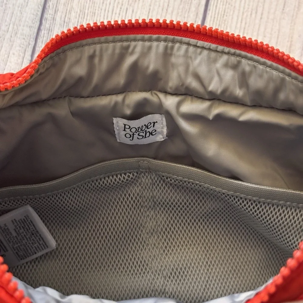 Athleta All About Small Crossbody Hobo Bag New With Tags Color Cardinal)